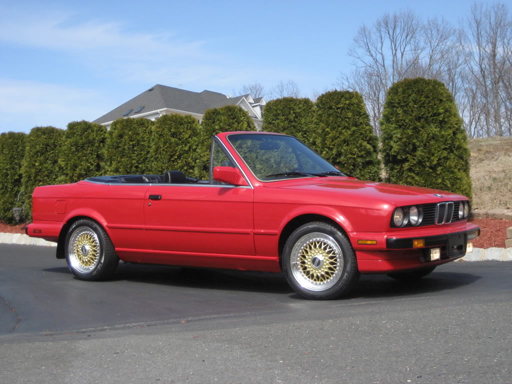 1988 Bmw e30 325i convertible in red #4