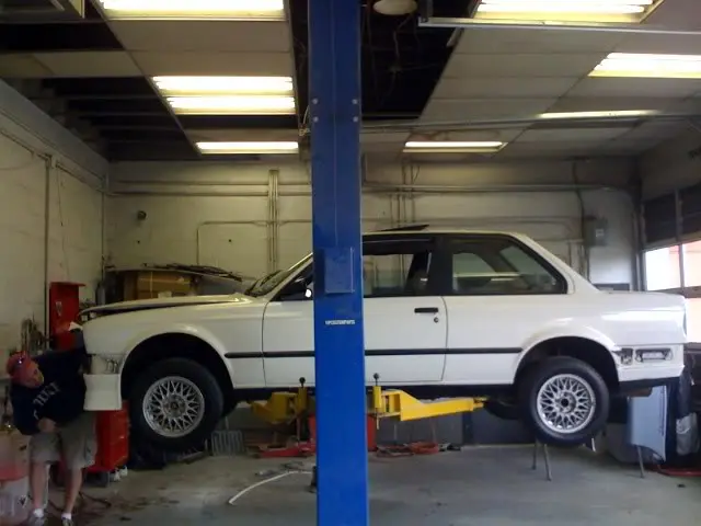 BMW 318iS Restoration, before the build