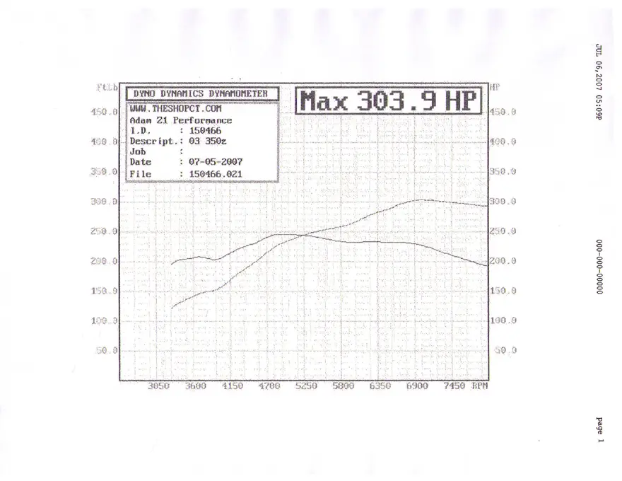 Nissan 350Z: 323 whp Naturally Aspirated, photo 9