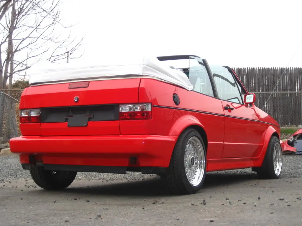 1990 VW Cabriolet in Ferrari Red, photo 77