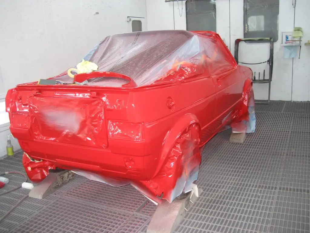 1990 VW Cabriolet in Ferrari Red, photo 64