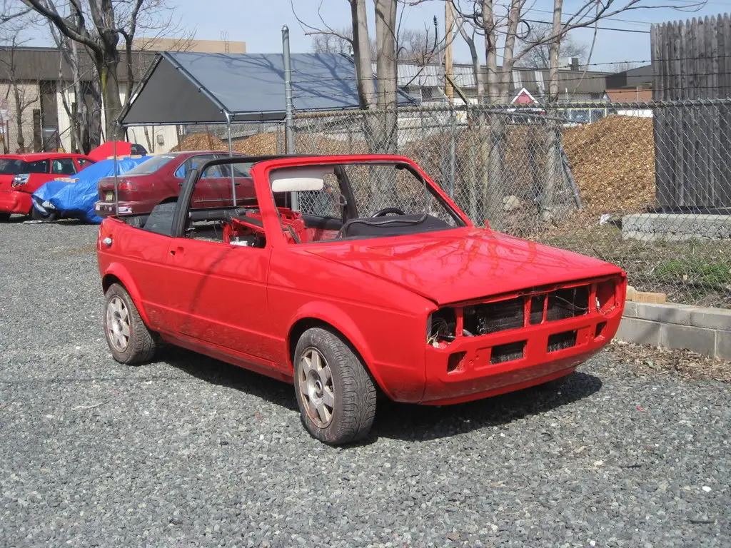 1990 VW Cabriolet in Ferrari Red, photo 65