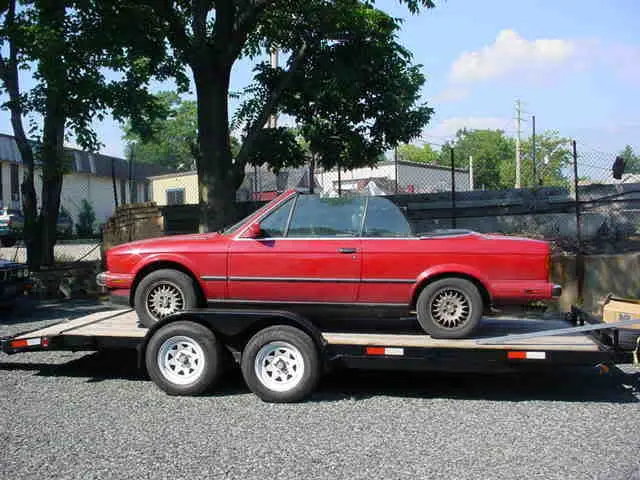 1987 BMW 325 Convertible, before the build