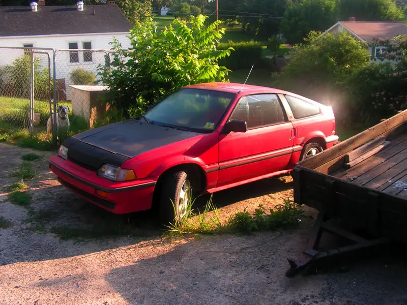 1986 Honda CRX Si, First Generation, before the build