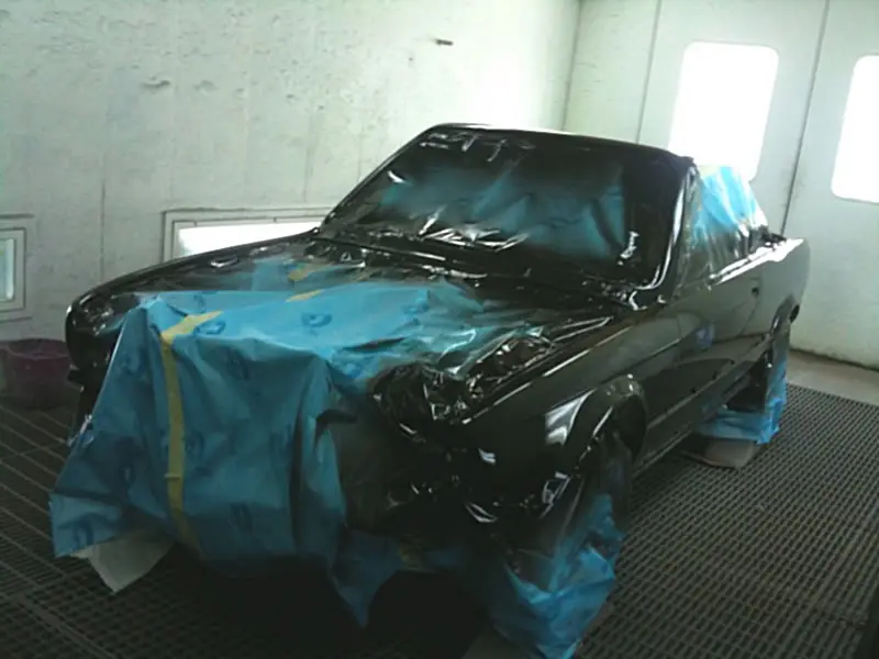 1990 BMW 325i Convertible, Triple Black, photo 27