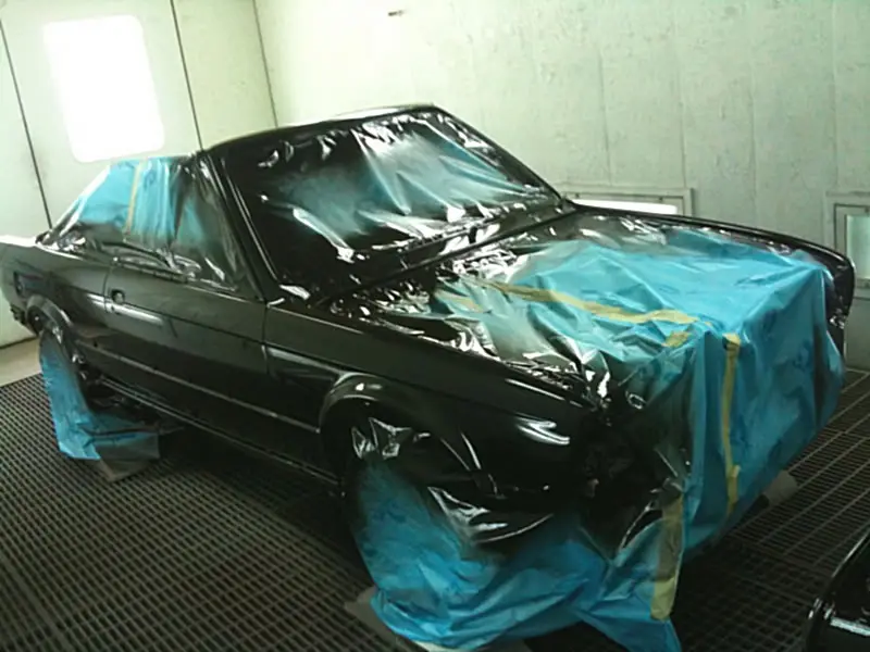 1990 BMW 325i Convertible, Triple Black, photo 26
