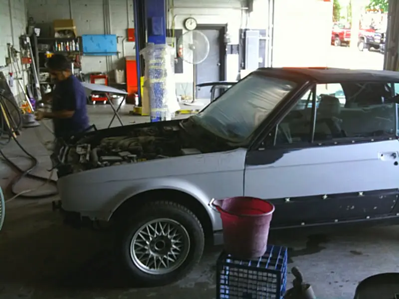 1990 BMW 325i Convertible, Triple Black, photo 19