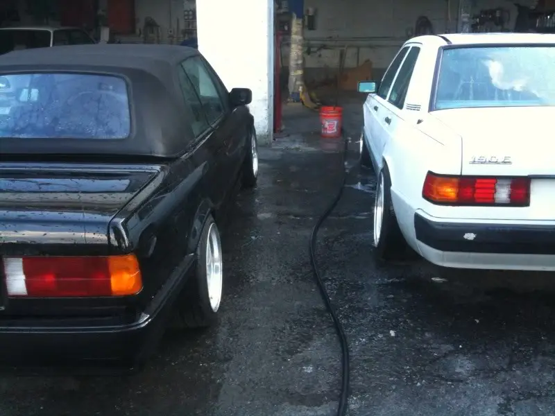 1990 BMW 325i Convertible, Triple Black, photo 37