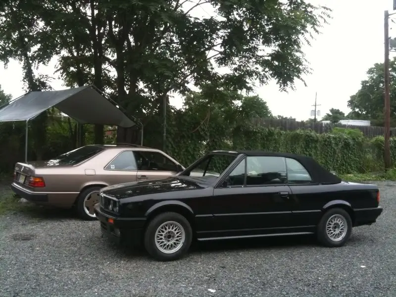 1990 BMW 325i Convertible, Triple Black, photo 33