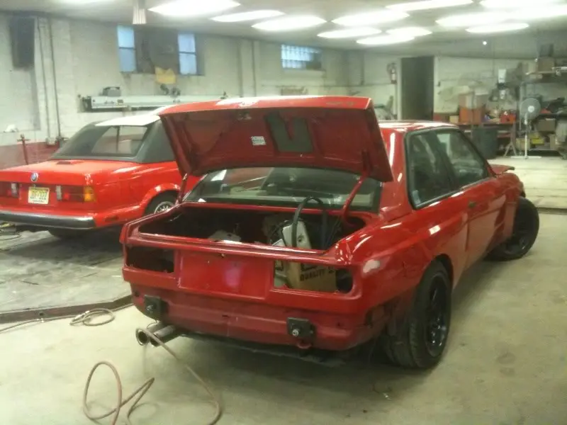 BMW E30 M3 Full Repaint, before the build